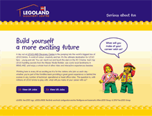 Tablet Screenshot of legolanddiscoverycentrejobs.com